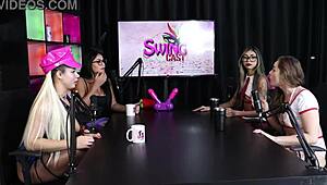 Amateurs in Cuckold Fetish Kidnapping with Beatriz Sampaio, Mayra Marcele, Evelyn Zain in Sheer Red