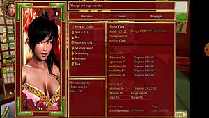 the commoner gets 3 some hentai with big tits