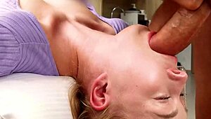 Cute Blonde Mimi Cica Rough Face Fuck Close Up