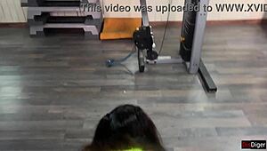 trainer says fuck katty in gym