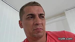 elegant cutie gives head and gets pussy nailed