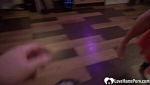 just messing around with this super hot brunette teen for some wild fun.