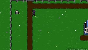 Babe With Silver Hair Has Sex In Anime Cosplay Hentai Game