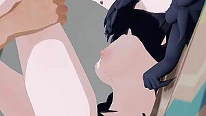 I explore kazusa beast in intense hentai 3d cartoon adventure