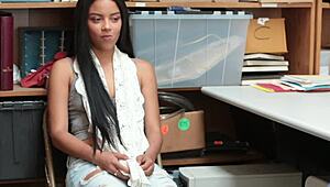 yo, check bonnie grey and maya bijou caught shoplifting, stripped, and pounded backstage