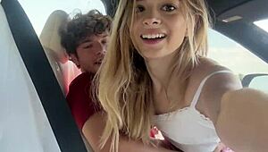 sexy petite blonde molly little fucking on road trip