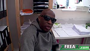 russian traveller nataly gets intensely fucked in the ass by mike at office