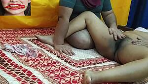Indian Wife Fingered Hot by Husband in Desi Action