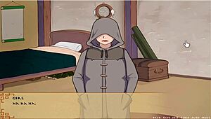 Big anime booty bounces in hentai adventure