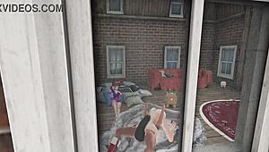 Young Santa's wife fucks the elves in a Christmas orgy