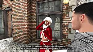 Young Santa's wife fucks the elves in a Christmas orgy