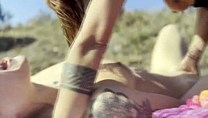 Enjoying Barcelona views from the top of my van