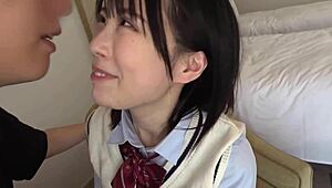 Intense Asian Babe in Uniform Gets Slammed Hard at Hotel! Ride and Finish Inside Her!