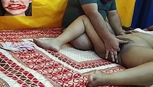 Indian Wife Fingered Hot by Husband in Desi Action