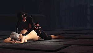 Big Tits Slut Fucks Shemale Futanari Hard!