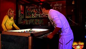 Yo, check Agata getting public anal in the video game room!