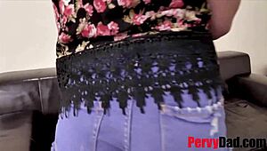 Blonde Step Daughter Chloe Temple Visits For A Hardcore Fuck With Skinny Body And Taboo Fantasy