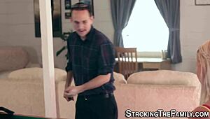 Teenage Stepsister Rammed Hard by Mature Man in Taboo Scene