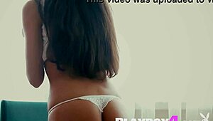 Wow! Stunning Russian MILF Cira Nerri Strips Naked with Small Tits!