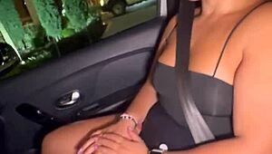 Stranger Bangs Young Colombian After Club in Public Car Sex