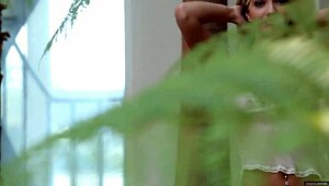 Kenna James is a beautiful pornstar who cares for her plants