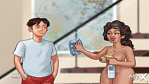 i feel so immersed in summertime saga's sex anytime episode four scene seventy two