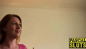 I watch Princess Paris get her wet pussy drilled