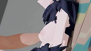 I explore kazusa beast in intense hentai 3d cartoon adventure