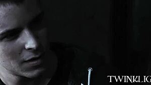 Three Young Gays Kissing Before Hardcore Anal Action