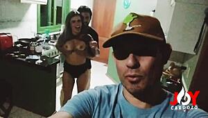 Lady Milf Plays Pool with Manuh Cortez, O Sulista, and Joy Cardozo