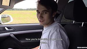 Hot dude CASHES IN by getting ass slammed in the woods - Czech Hunter 560