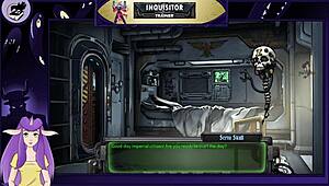 warhammer 40k inquisitor trainer part 20 with brunette big tits dildo game anime cartoon sexy squirting hentai