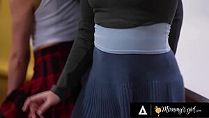 Mommys Girl - Scandalized MILF Teacher Lauren Phillips THREESOMES Student