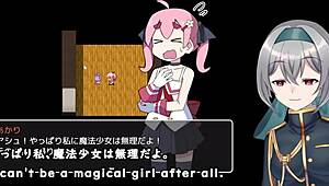 Magic unability girl Akari trial with small tits 😊