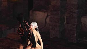 Big Tits Slut Fucks Shemale Futanari Hard!