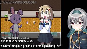 Magic unability girl Akari trial with small tits 😊
