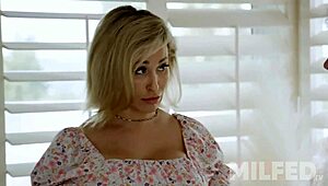 BUSTY STEP MOM BREASTFEEDING HER YOUNG 18+ & NEW STEP SON WITH BIG TITS MILK FUCKING