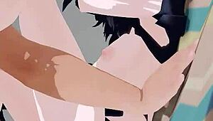 I explore kazusa beast in intense hentai 3d cartoon adventure