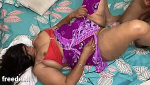 Dirty talk with mother in law in hot scene