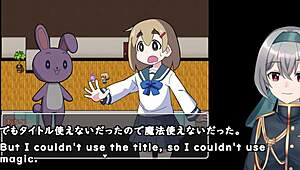 Magic unability girl Akari trial with small tits 😊