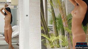 Two Gorgeous Brunettes Flirt and Tease Solo on Camera