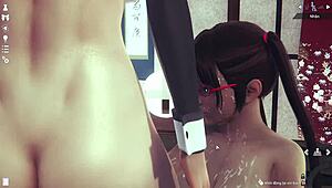 Girl Fucks Girl In 3D