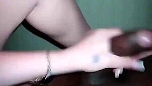 Jerking Off To Her Boyfriends Best Friend Until He Cums