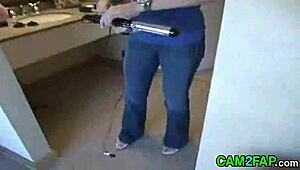 A blonde beauty gives an amazing blowjob in this free video