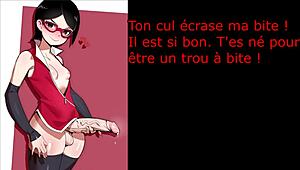 Wow! Hentai JOI with Sarada and Sakura Futanari Pissplay Assplay CEI