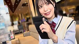 Intense Asian Babe in Uniform Gets Slammed Hard at Hotel! Ride and Finish Inside Her!