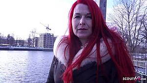 i picked up mina knight for a rough casting fuck in berlin