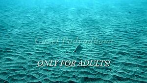 gazel podvodkova looks stunning naked underwater in the pool