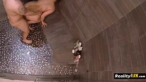 softcore shower sex sets the stage for a wild swinger massage adventure