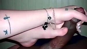 Jerking Off To Her Boyfriends Best Friend Until He Cums